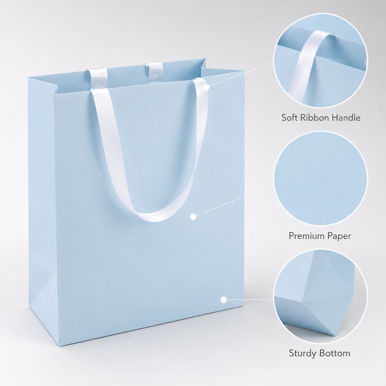 Soft Ribbon Handles and Clean Structure