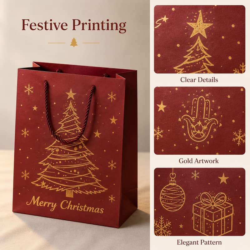 Elegant Gold Festive Printing