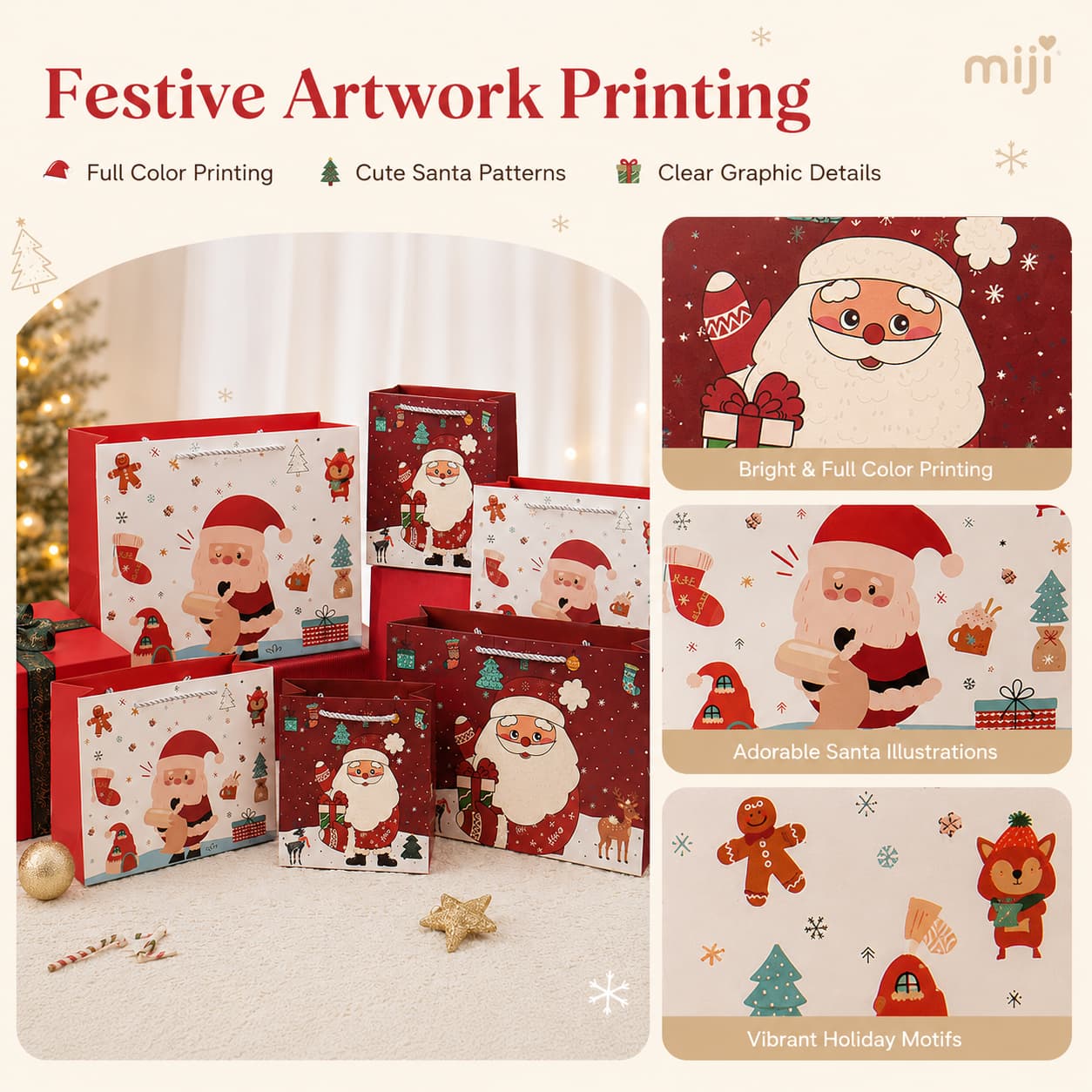 Festive Santa Artwork Printing