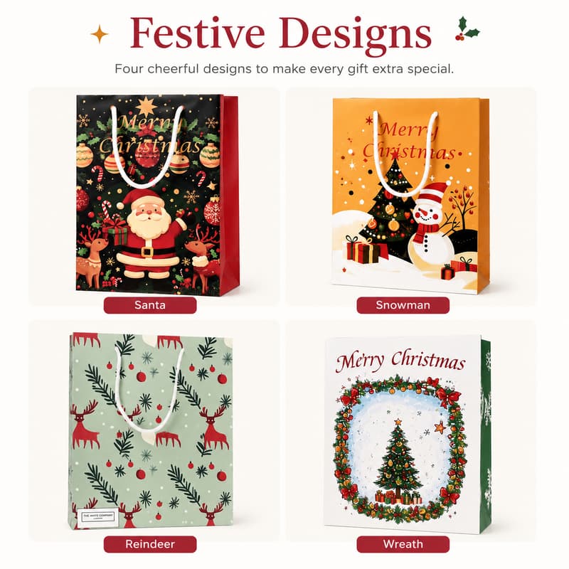 Festive Christmas Paper Bag Designs