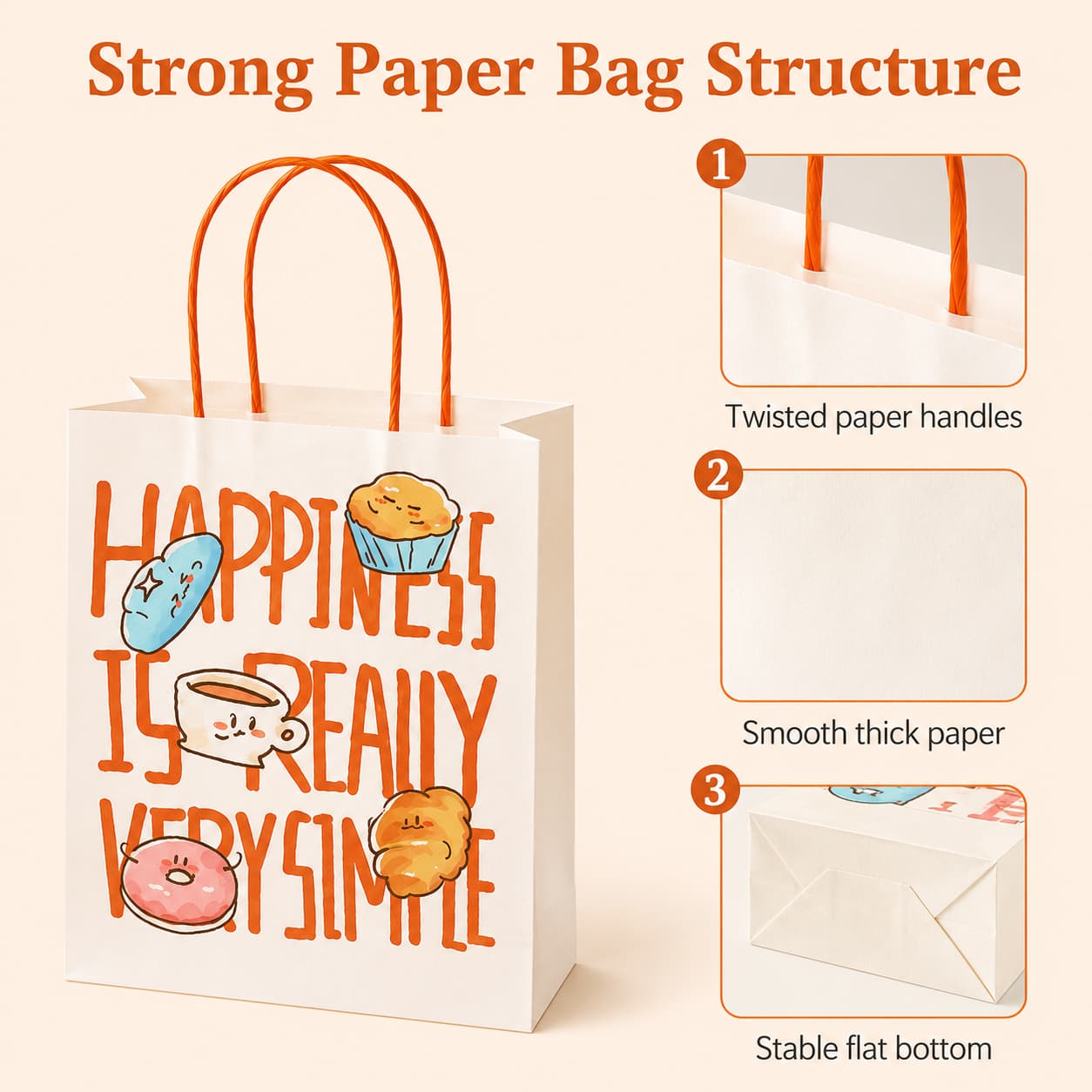 Strong Paper Bag Structure