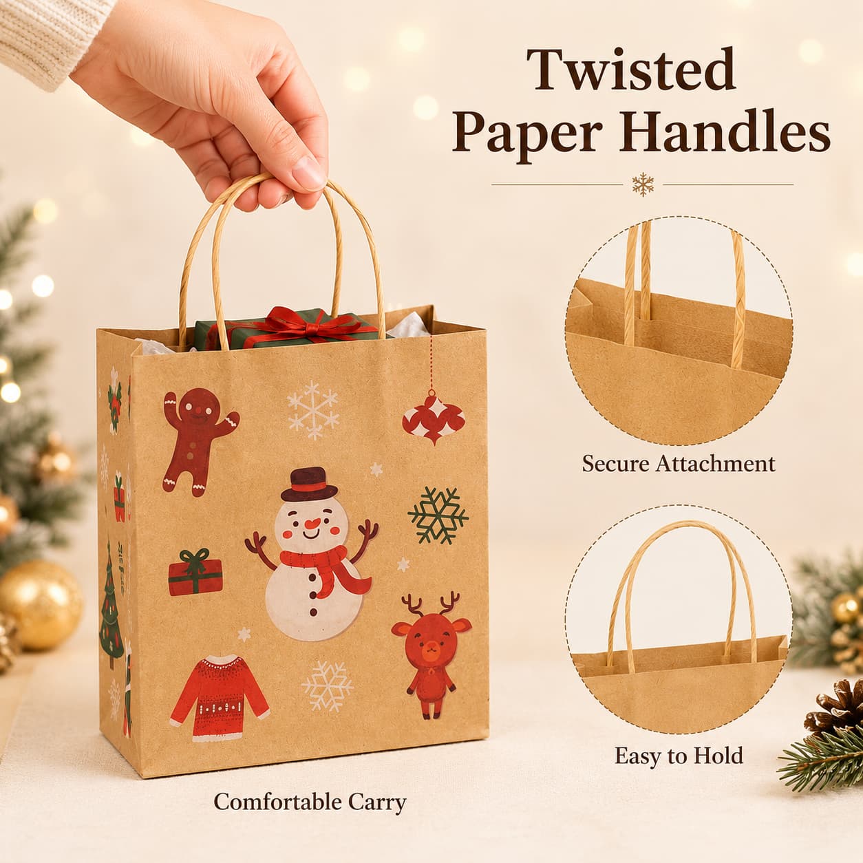 Twisted Paper Handles