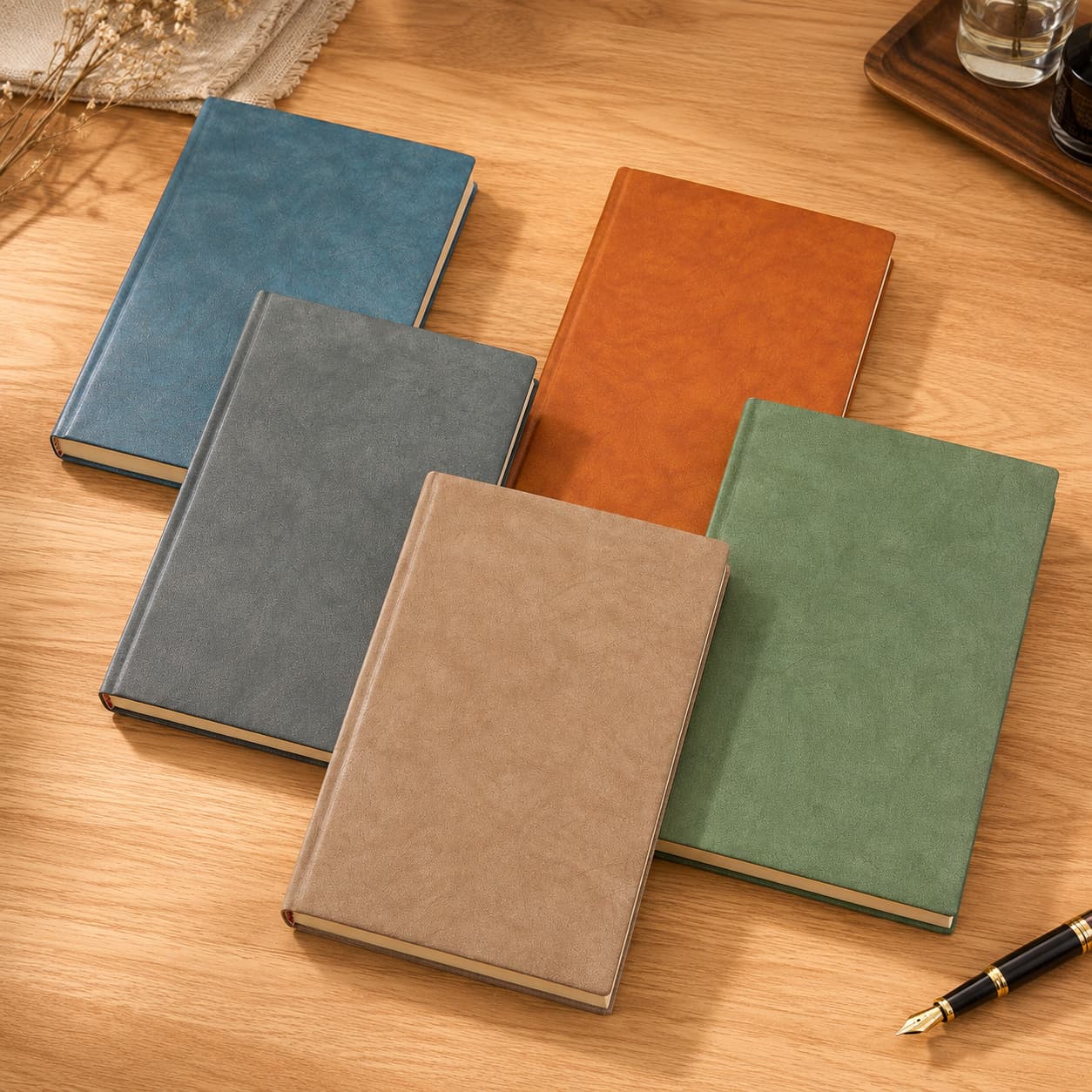 A5 Vintage PU Notebook Color Series