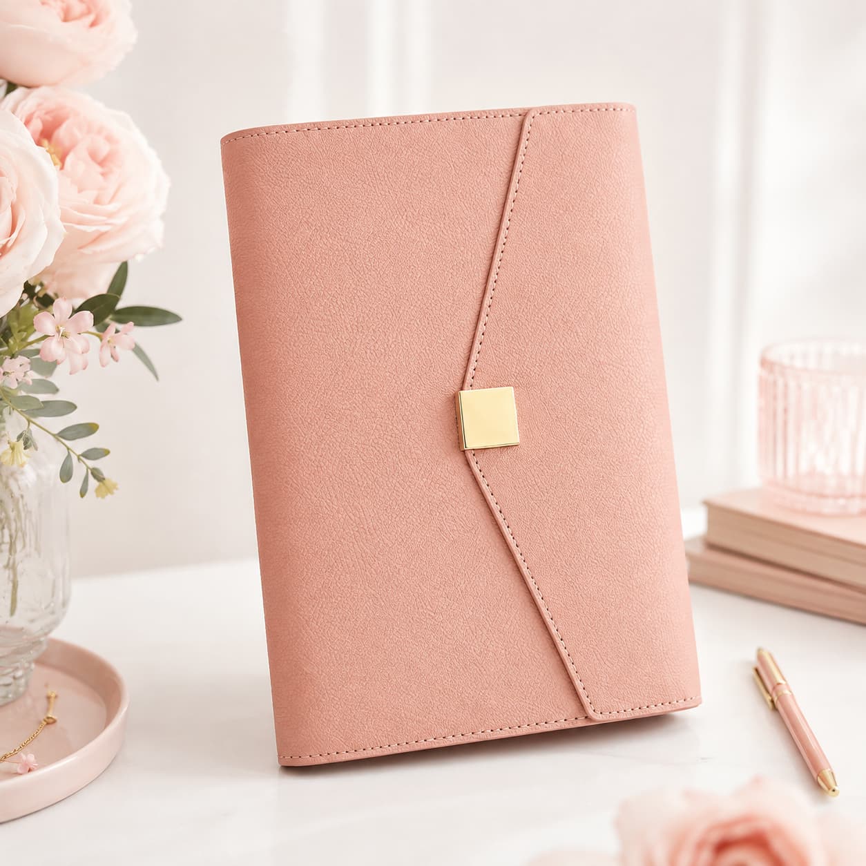 Blush Pink PU Planner Organizer