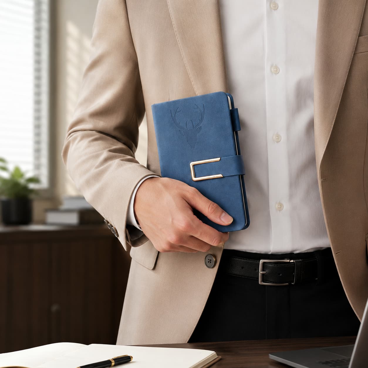 Portable A6 Notebook Business Carry Scene