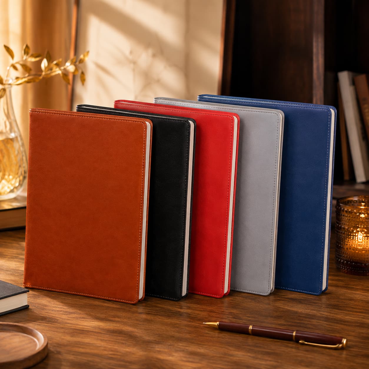 Multicolor Soft-Touch PU Notebook Collection