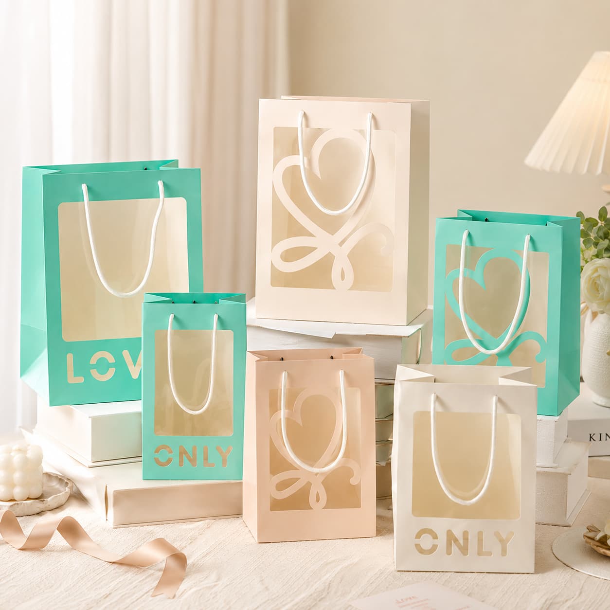 Pastel Window Gift Bag Style Series