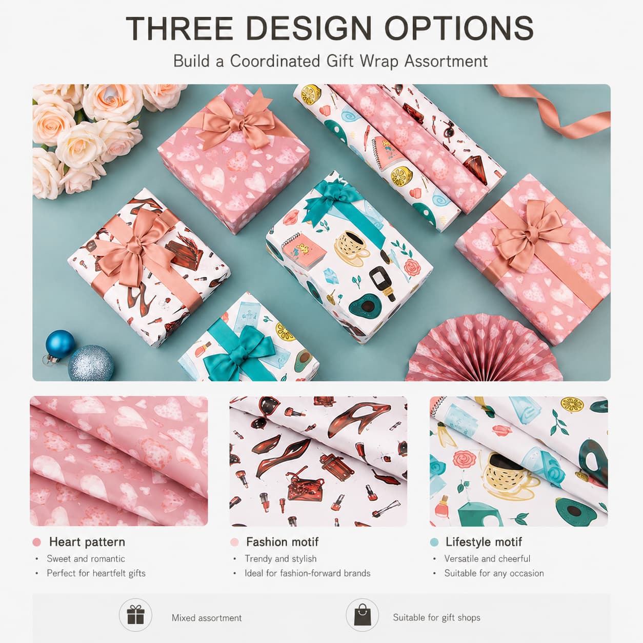 Pink Heart, Fashion & Beauty, and Lifestyle & Everyday patterns.