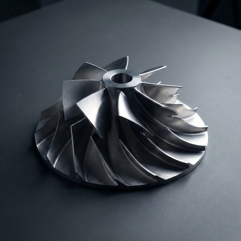 China 5-Axis CNC Machined Titanium Alloy Impeller Manufacturer
