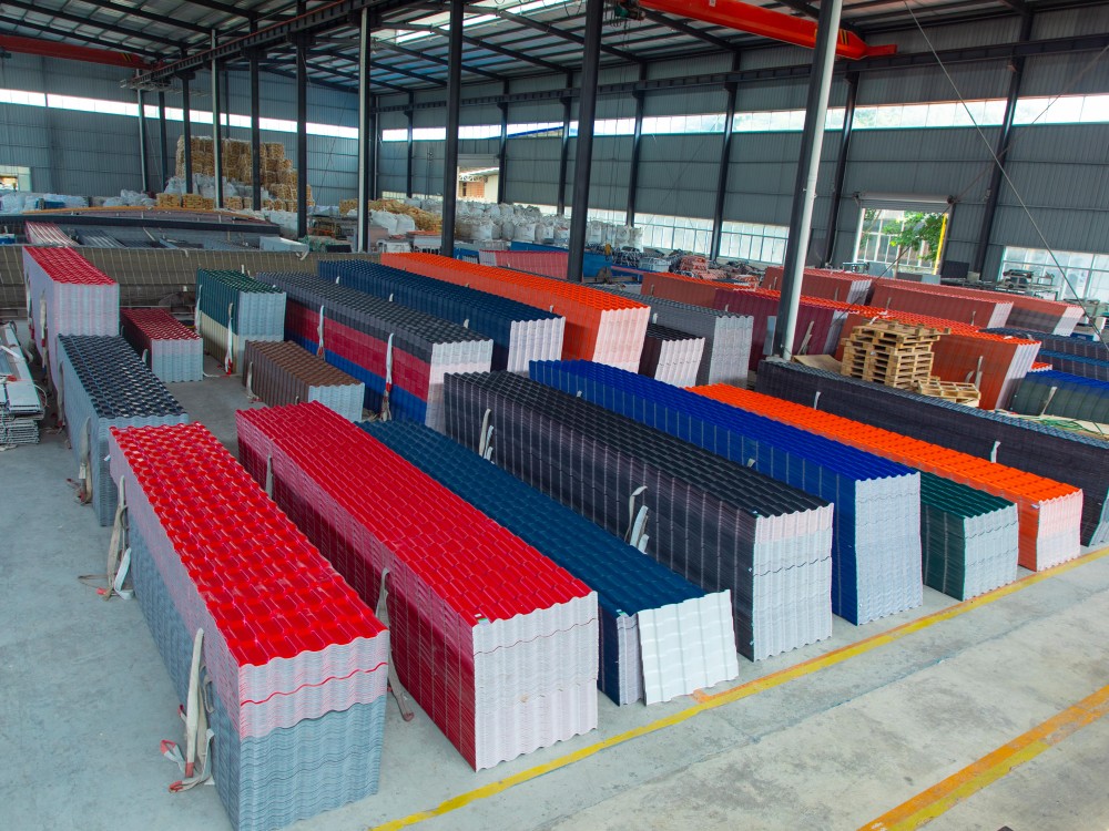 Trapezoidal High Corrugated Resin Roof Sheet05