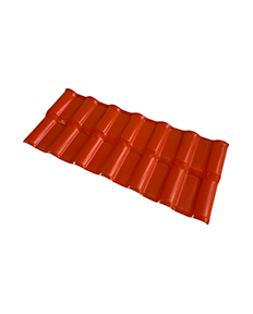 Orange Spanish style resin roofing 