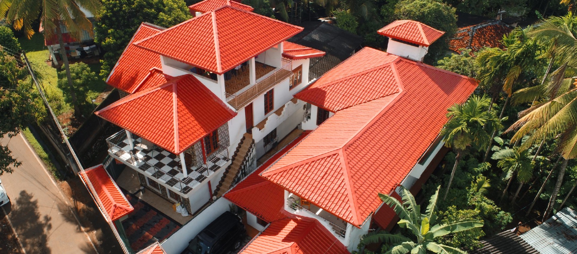 synthetic resin spanish tile
