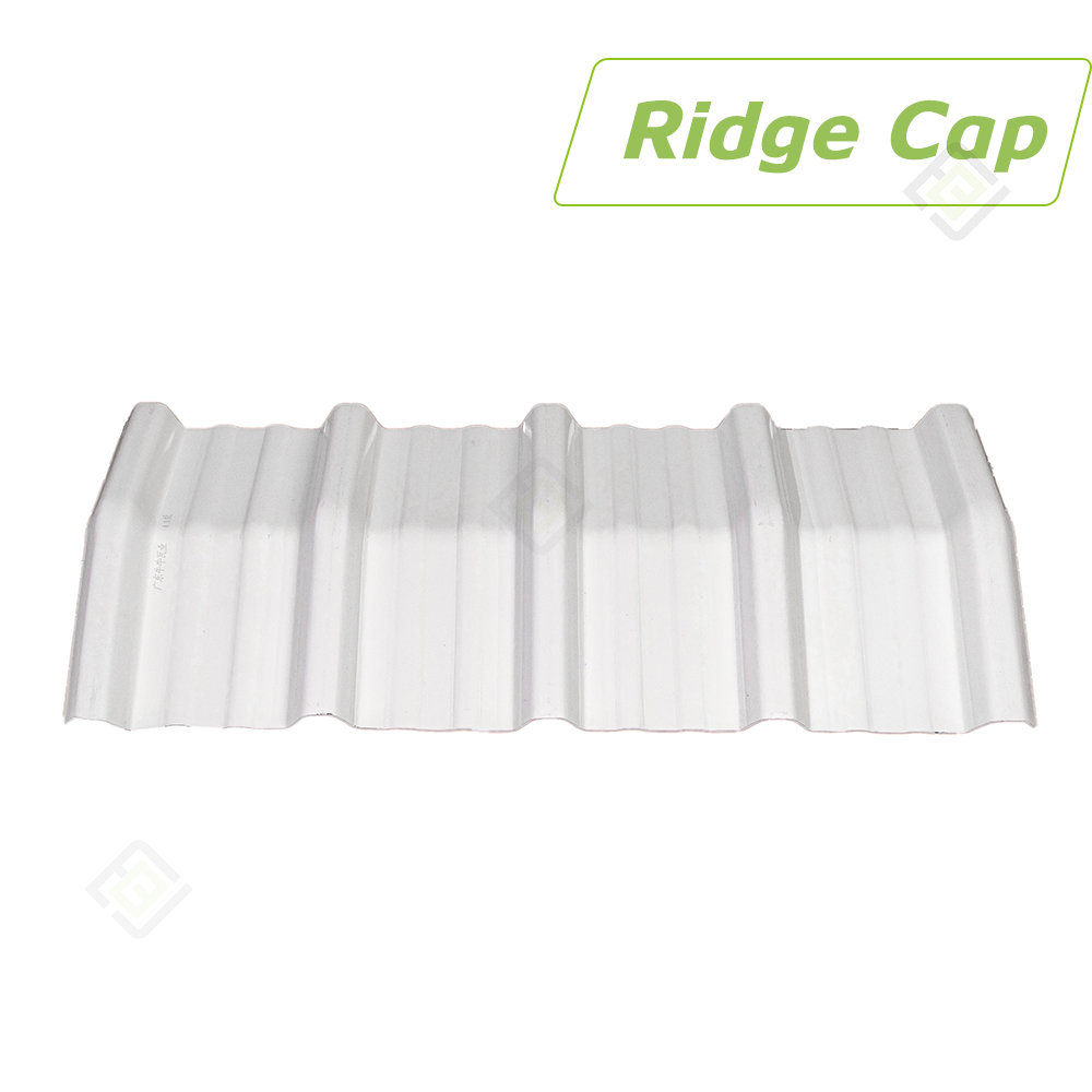 Cumeeira trapezoidal com onda alta