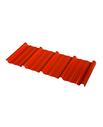 Corrugated Trapezoidal resin roof350X430