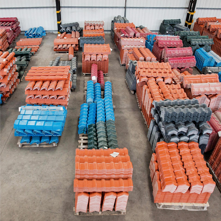 pvc roofing sheet warehouse
