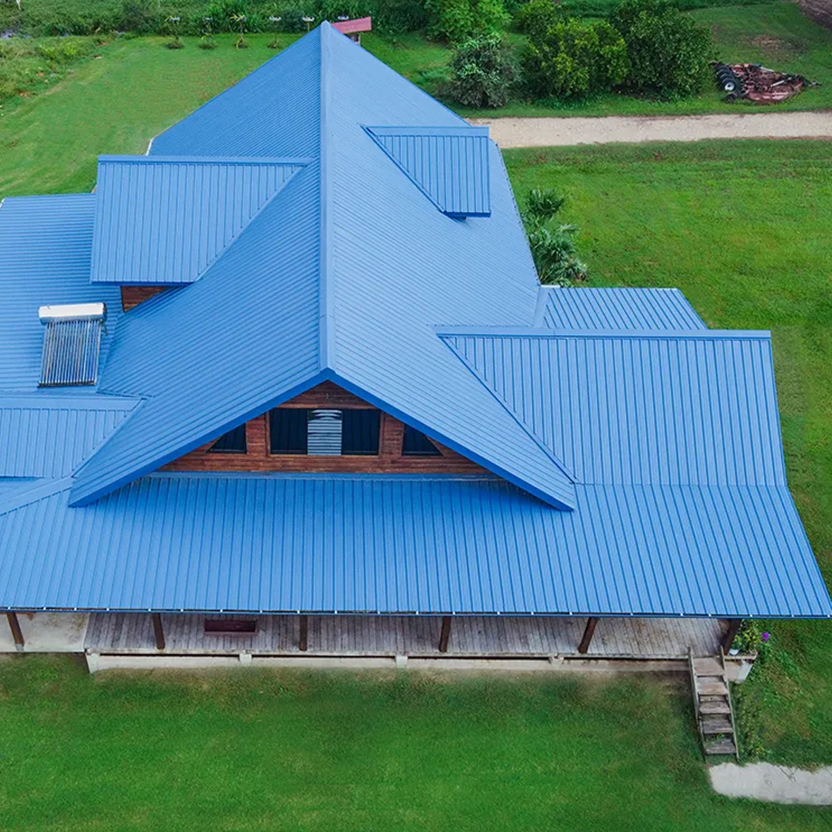 R panel PVC roofing material