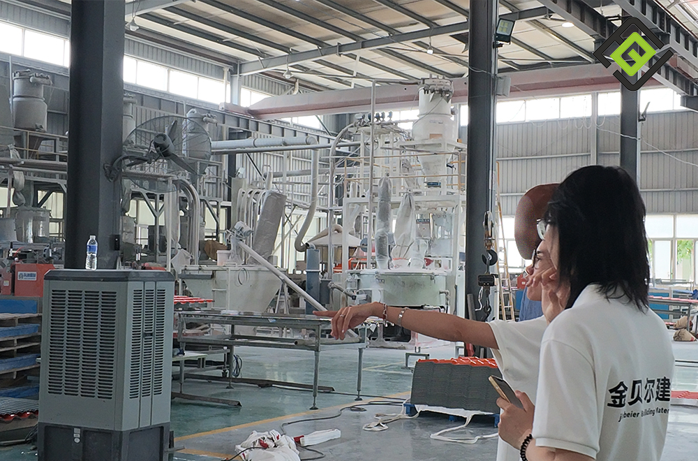 Indian Roofing Distributor Visits JBE Factory