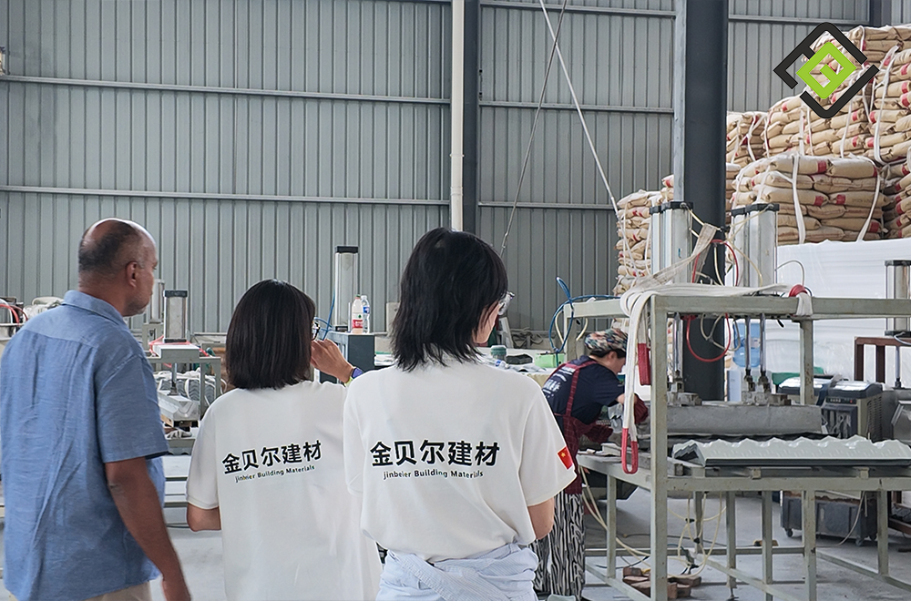 Indian Roofing Distributor Visits JBE Factory