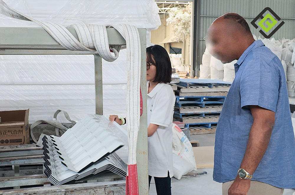 Indian Roofing Distributor Visits JBE Factory
