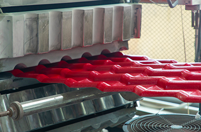 sheets pass through calibration equipment