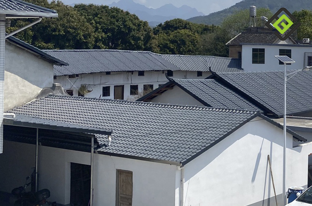 Case study: ASA PVC resin roofing used in local residental house
