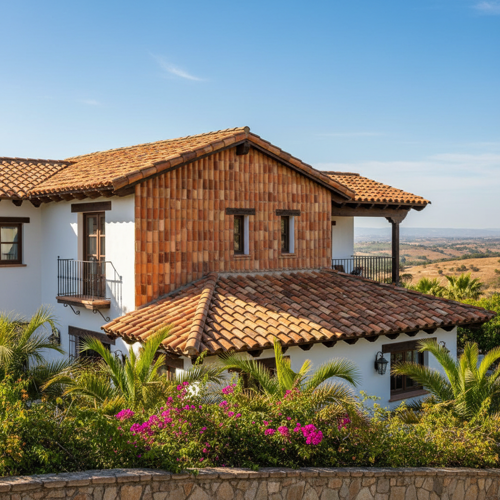 Spanish Style Roof Tiles For Residential Roofing And Siding