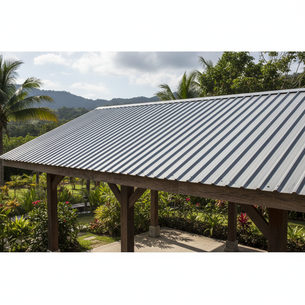 Trapezoidal High Corrugated Roofing Sheets For Outdoor Pavilion Roofing