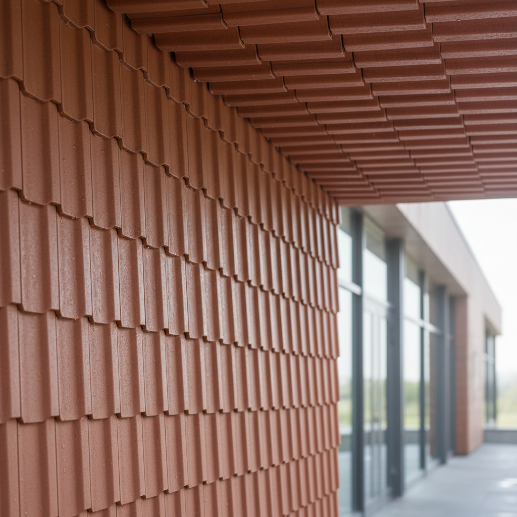 Asa Pvc Synthetic Resin Roof Tiles For Wall And Ceiling Cladding Applications