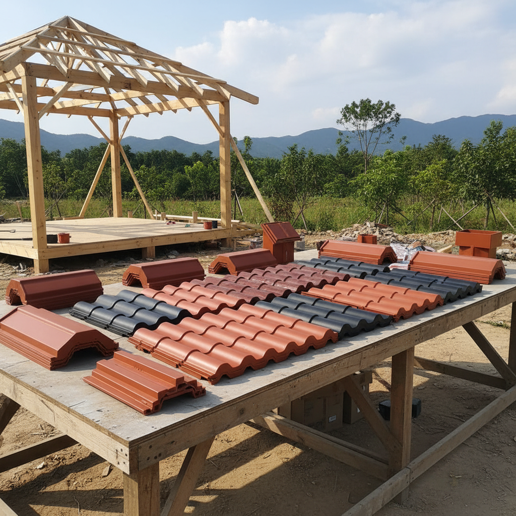 Synthetic Resin Roof Accessories For Outdoor Pavilion Roofing