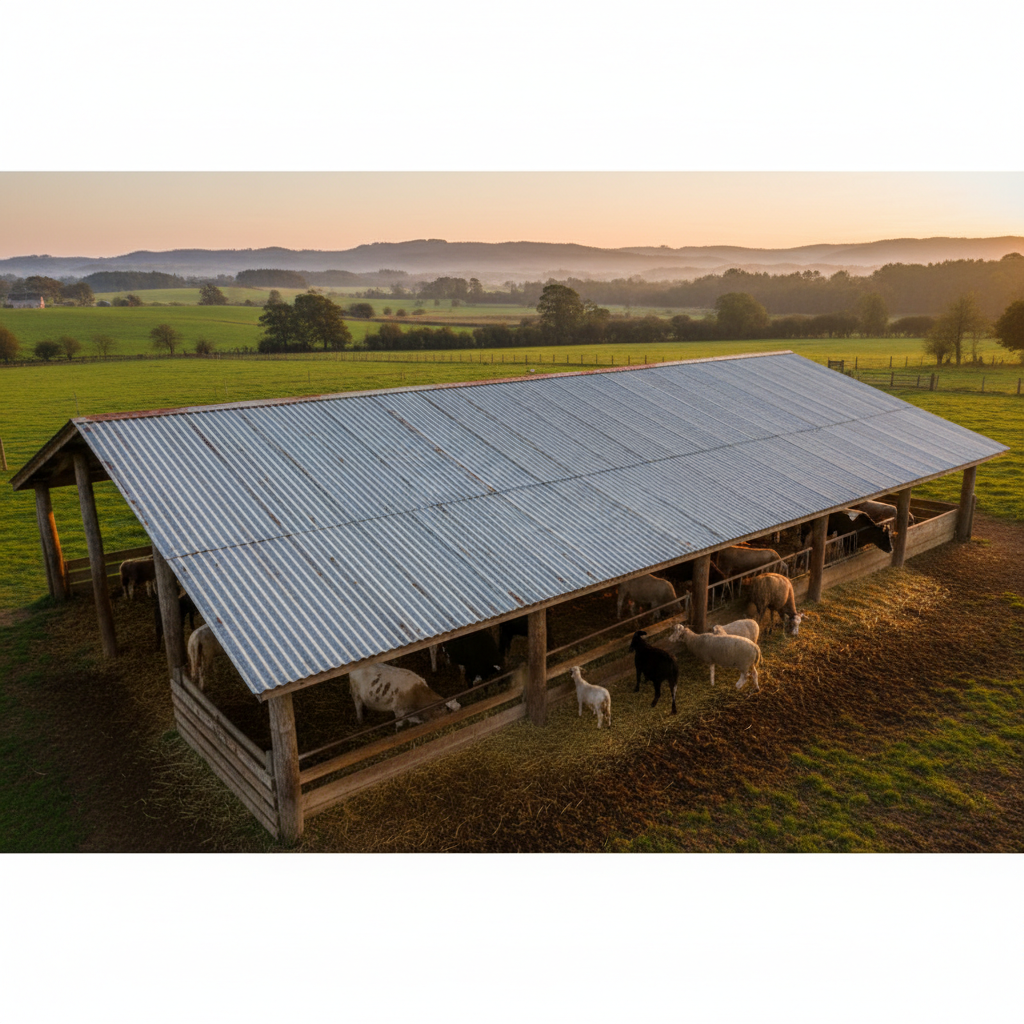 Corrugated Roofing Sheet For Agricultural And Livestock Shelter Roofing