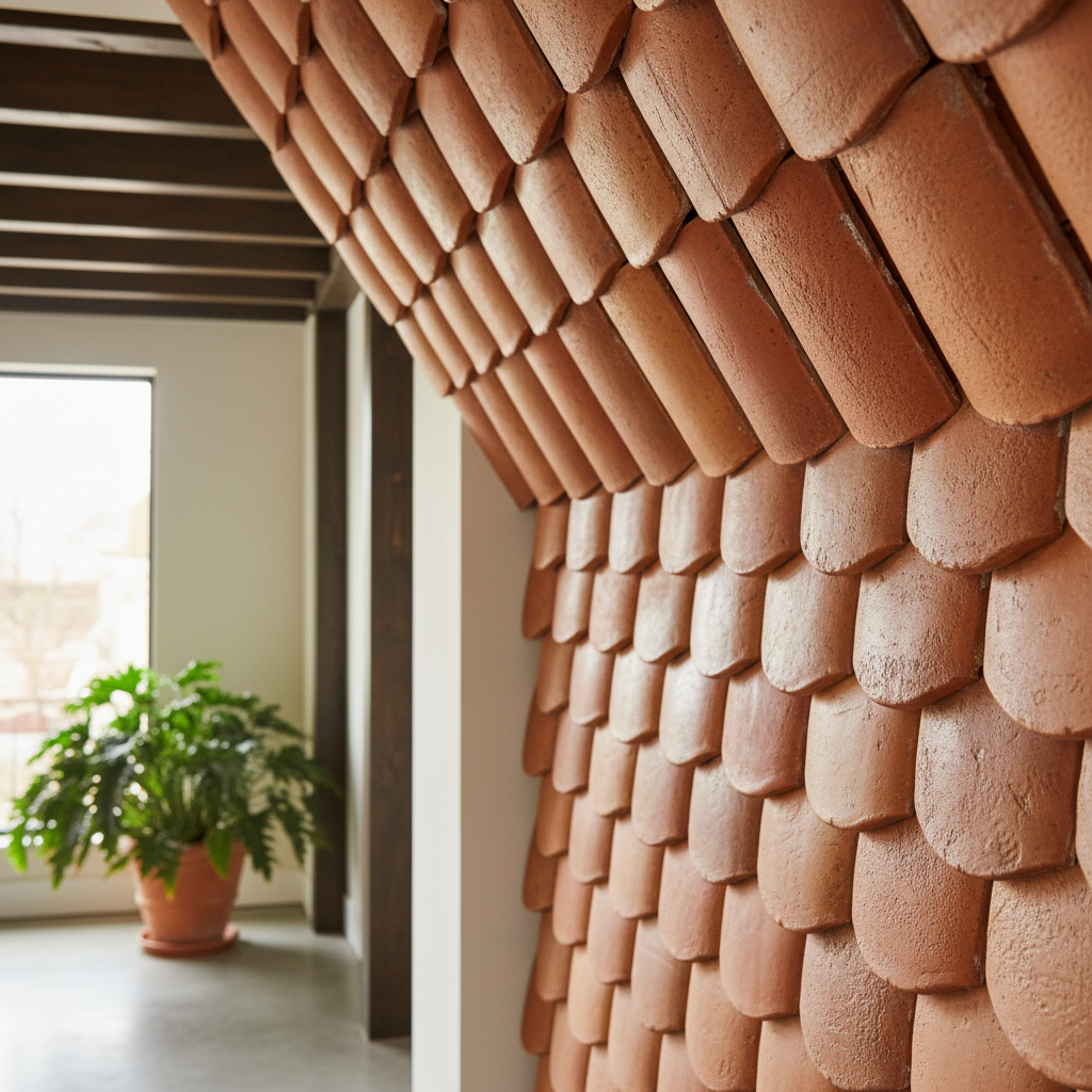 Spanish Synthetic Resin Roof Tiles For Wall And Ceiling Cladding Applications