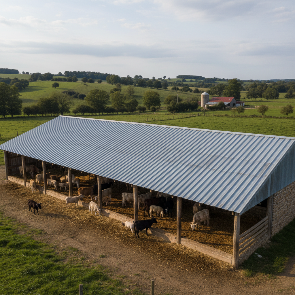 Trapezoidal Roof Sheet For Agricultural And Livestock Shelter Roofing