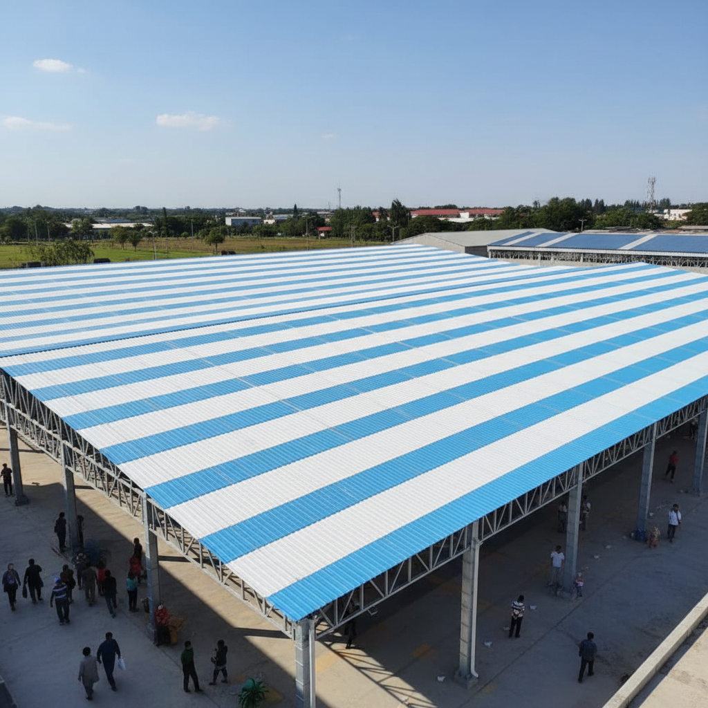 Corrugated Pvc Roofing Sheet For Communal Facilities Roofing Panels