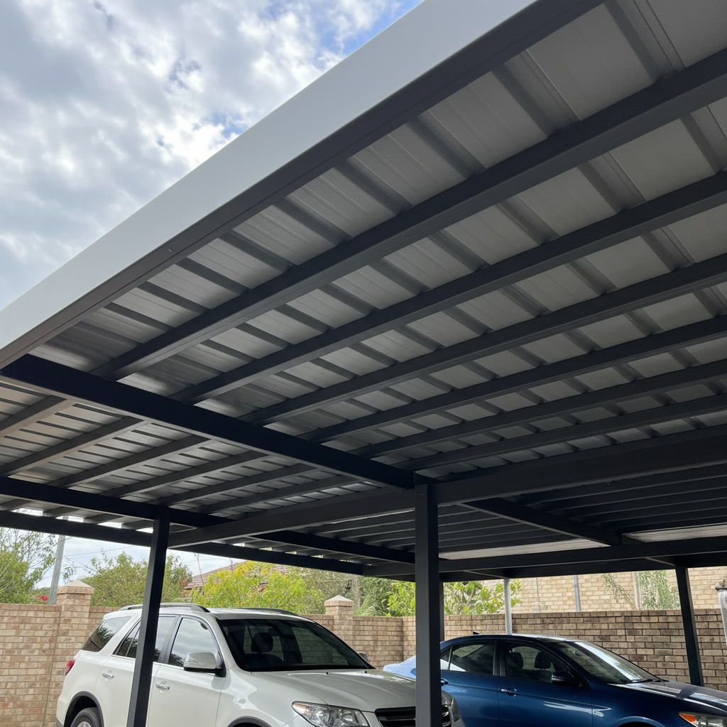 Trapezoidal High Corrugated Roofing Sheets For Carport Roof Covering Systems