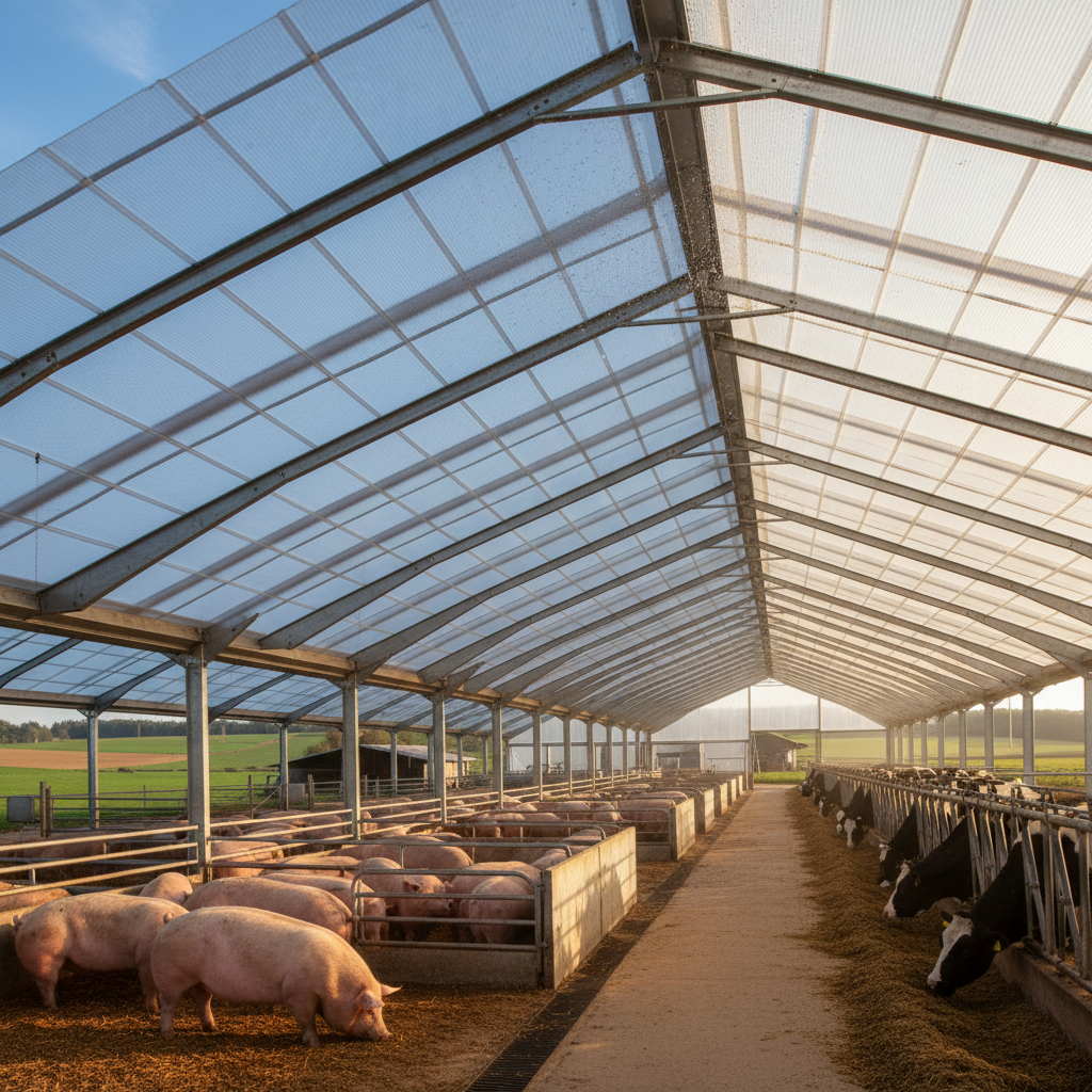 Pvc Ceiling Panels For Agricultural And Livestock Shelter Roofing