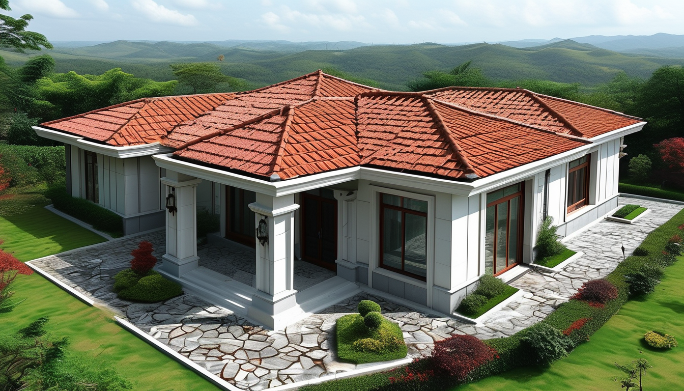 Pvc Ceiling Panels For Villa Roof Tile Projects