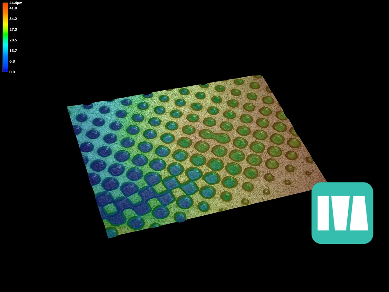 3D View of fs-laser Contact Lens Mold