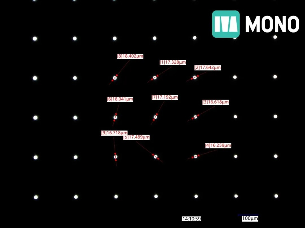 perforación de matrices de microagujeros