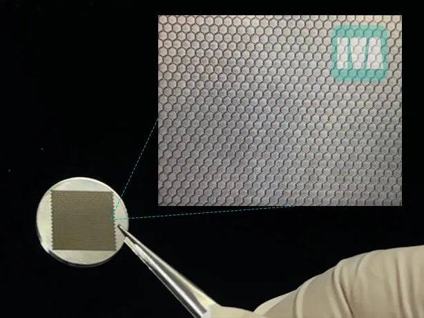 MONO Metal Hexagonal Structure Etching