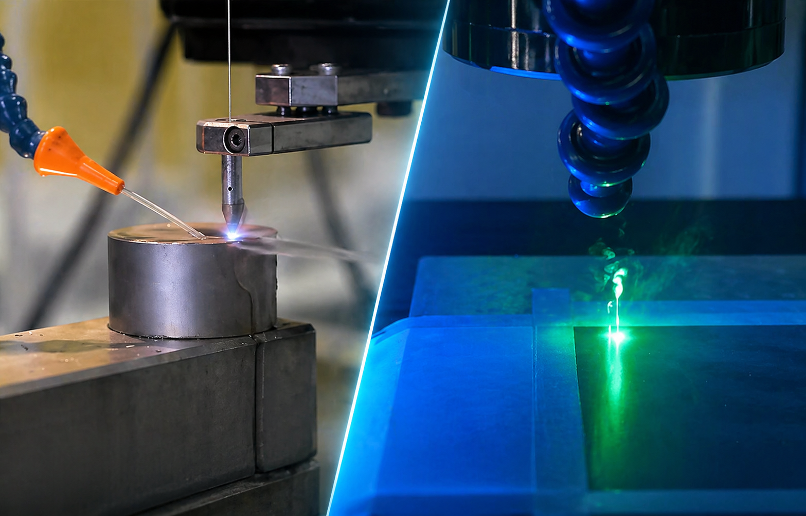 Láser de femtosegundos frente a electroerosión por hilo: ¿Cuál es mejor para la fabricación de microprecisión?