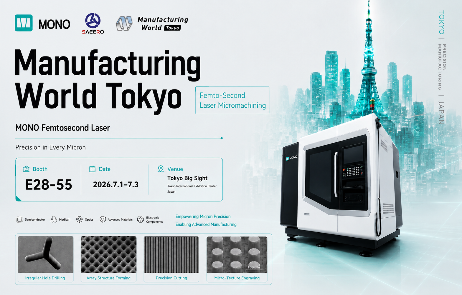 Visite MONO en Manufacturing World Tokyo 2026.
