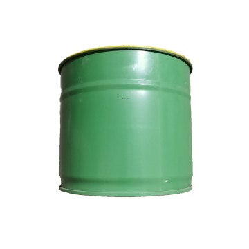 10L Green Coated Open-Top Steel Drum with Handle