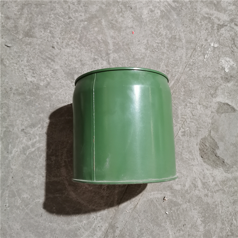10L Green Necked Sealed Steel Drum with Handle (6)