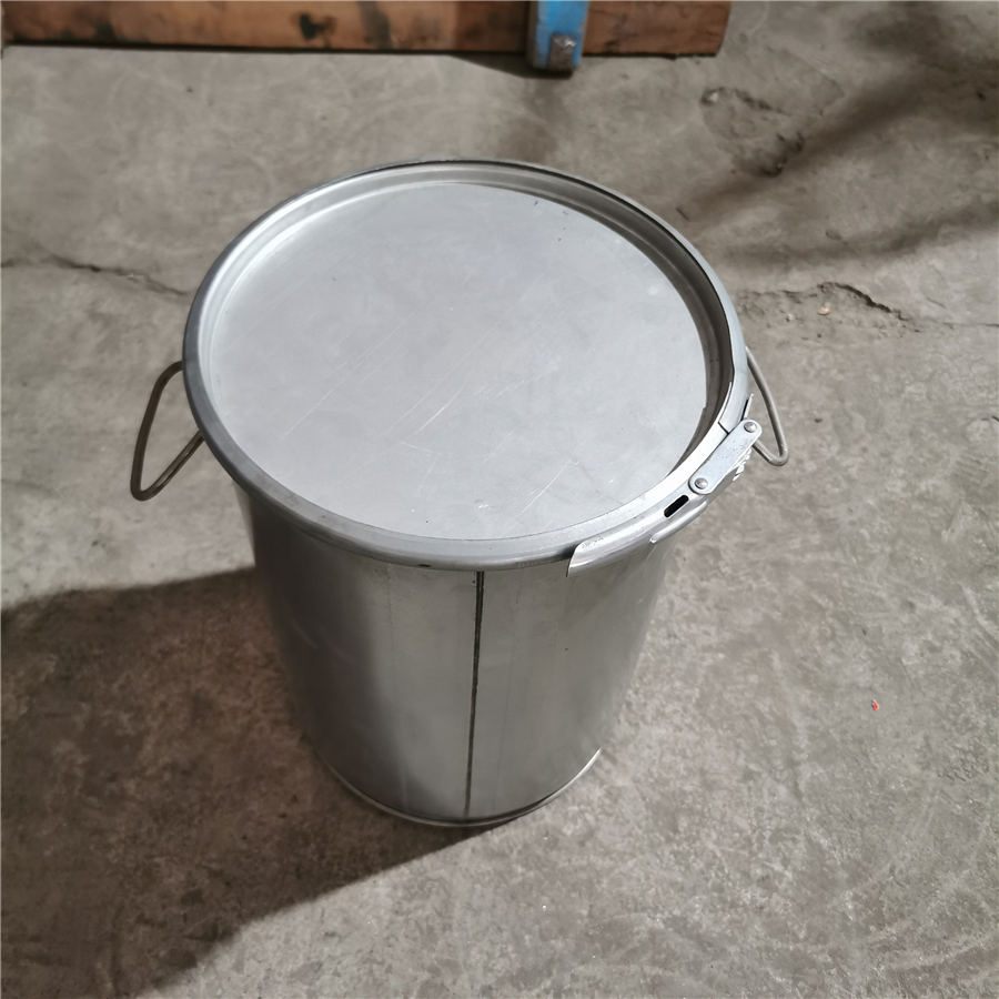 30L Galvanised Tapered-Bottom Open-Top Drum (5)