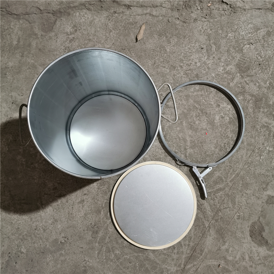 30L Galvanised Tapered-Bottom Open-Top Drum (7)