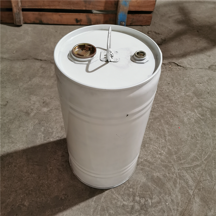 30L White Necked Closed Steel Drum with Handle (5)