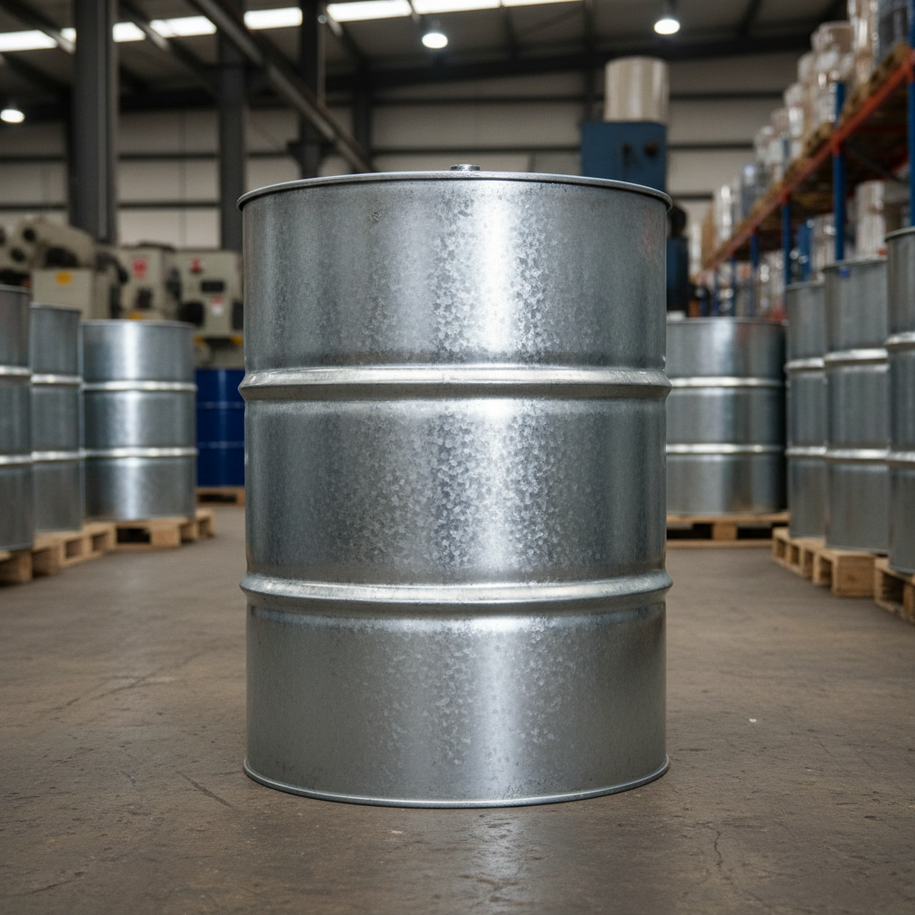 Galvanized Chemical Drum For Industrial Paint And Architectural Coating Manufacturers