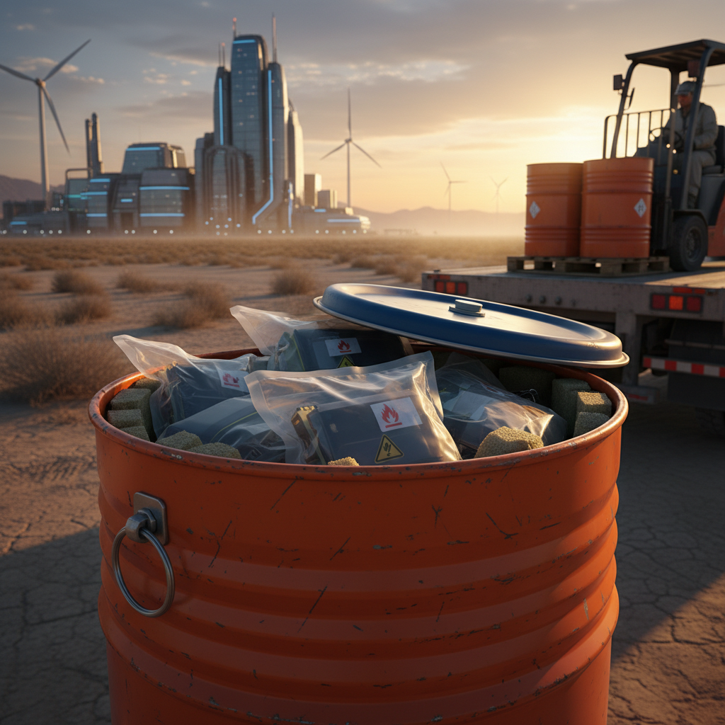 Open Head Steel Drum For New Energy Enterprises Transporting Hazardous Battery Materials