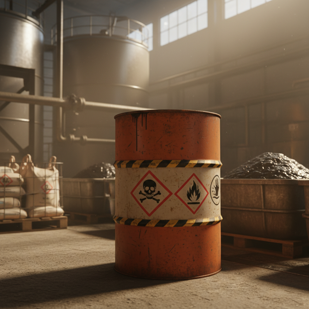 Hazardous Fuel Drum For Asphalt, Bitumen, And Heavy Roofing Sealant Producers