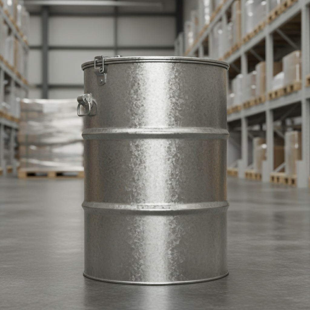 Galvanized Steel Drum For Bulk Food Ingredient Suppliers And Juice Concentrate Exporters